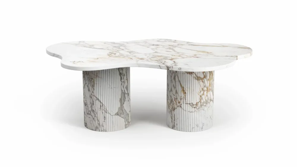 Tables basses - Nunoca - Tables basses - Marbre Calacatta Oro - STONE VALLEY