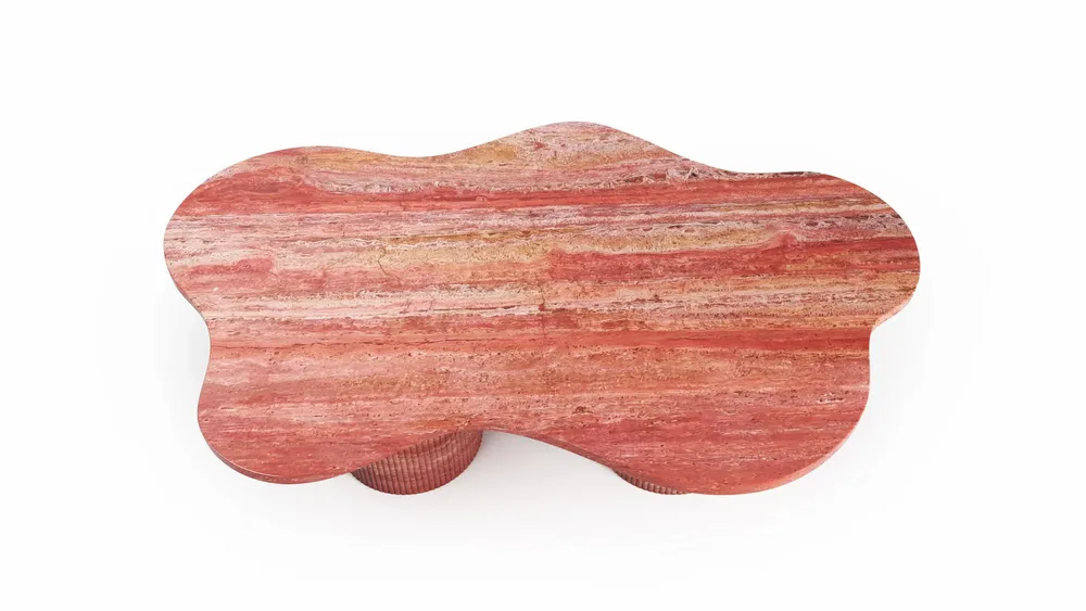 Tables basses - Nunoca - Tables basses - Travertin Rouge - STONE VALLEY