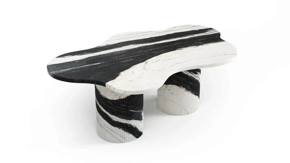 Coffee tables - Nunoca - Coffee Tables - Panda Marble - STONE VALLEY
