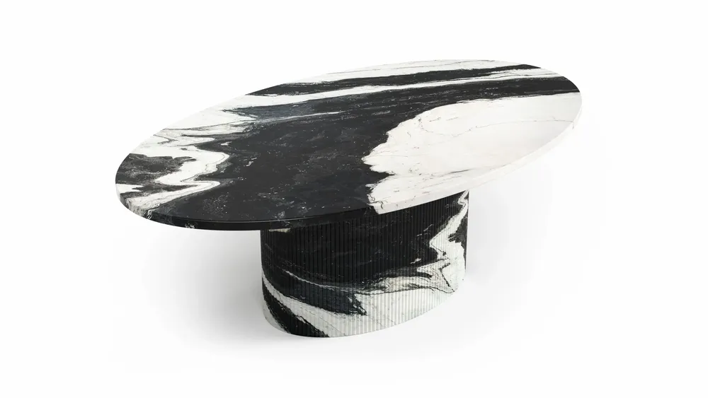 Tables basses - Valleyra - Tables basses - Marbre Panda - STONE VALLEY