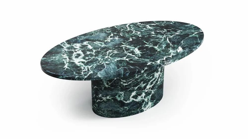 Coffee tables - Valleyra - Coffee Tables - Verde Alpi Marble - STONE VALLEY