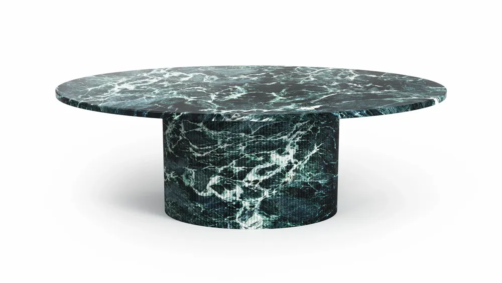 Coffee tables - Valleyra - Coffee Tables - Verde Alpi Marble - STONE VALLEY