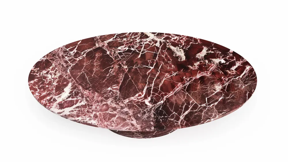 Coffee tables - Valleyra - Coffee tables - Rosso Levano marble - STONE VALLEY