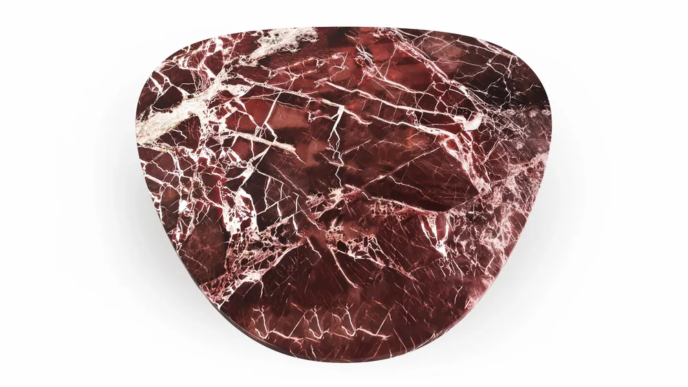 Coffee tables - Rivage - Coffee Tables - Rosso Levano Marble - STONE VALLEY