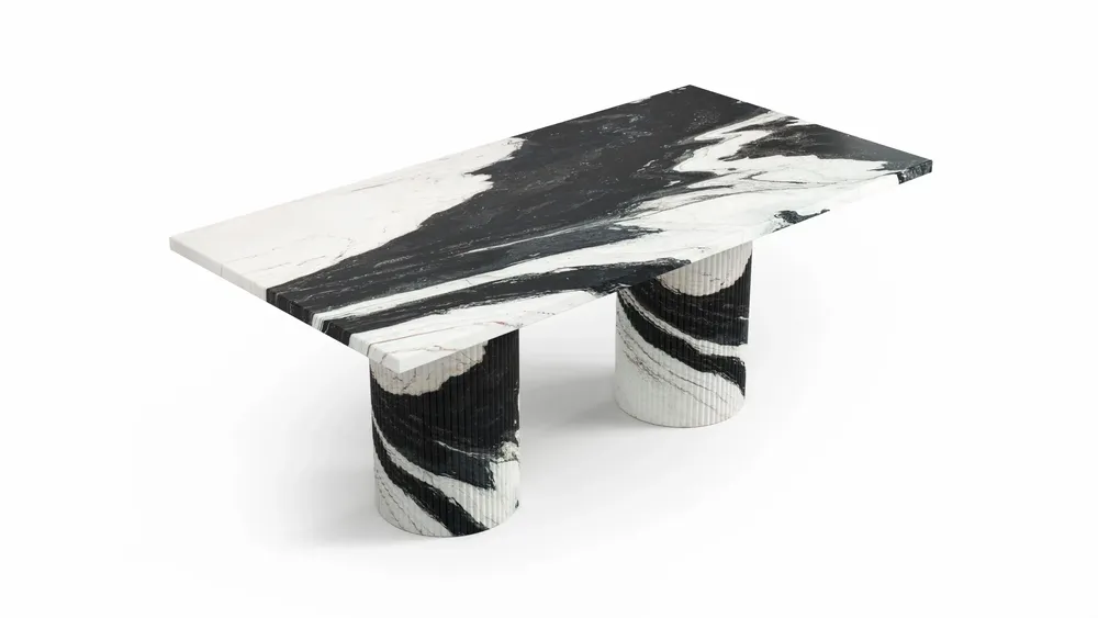 Tables basses - Jaspura - Tables basses - Marbre Panda - STONE VALLEY