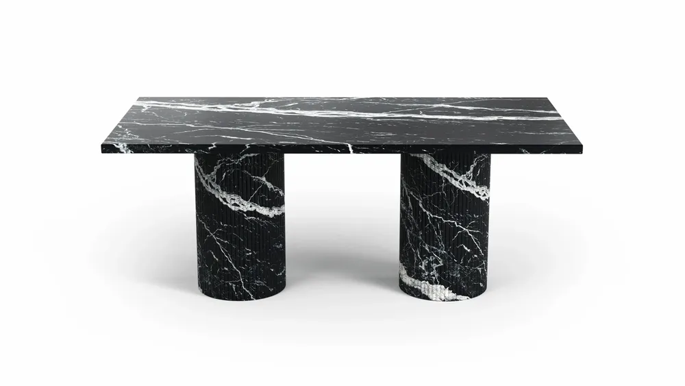 Coffee tables - Jaspura - Coffee Tables - Nero Maquina Marble - STONE VALLEY