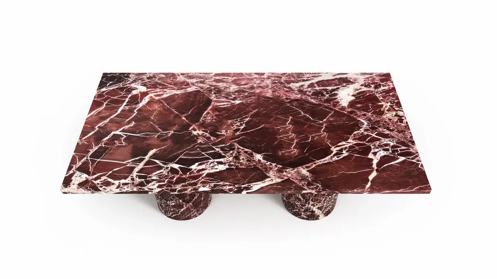 Coffee tables - Jaspura - Coffee tables - Rosso Levano marble - STONE VALLEY