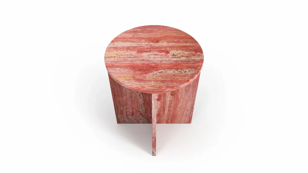 Other tables - Ocel - Other tables - Red Travertine - STONE VALLEY