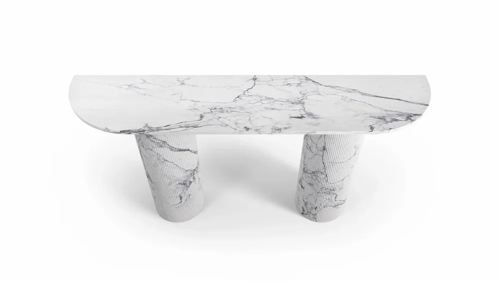Console table - Ombrure - Console table - Statuario Carrara marble - STONE VALLEY