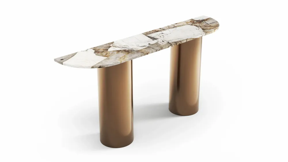 Console table - Ombrure - Console table - Quartzite Patagonia - STONE VALLEY