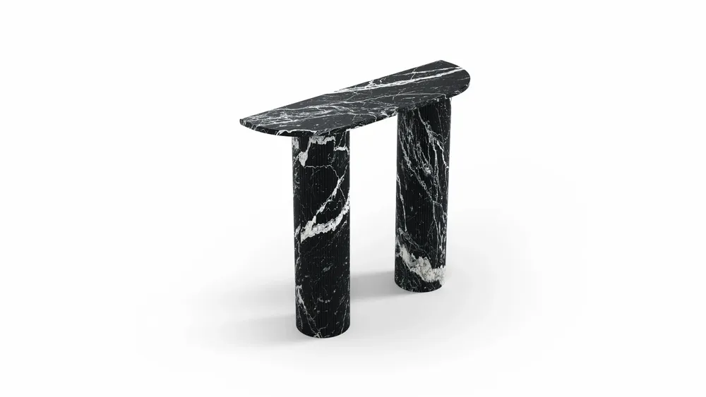 Console table - Mini Shade - Console Table - Nero Maquina Marble - STONE VALLEY
