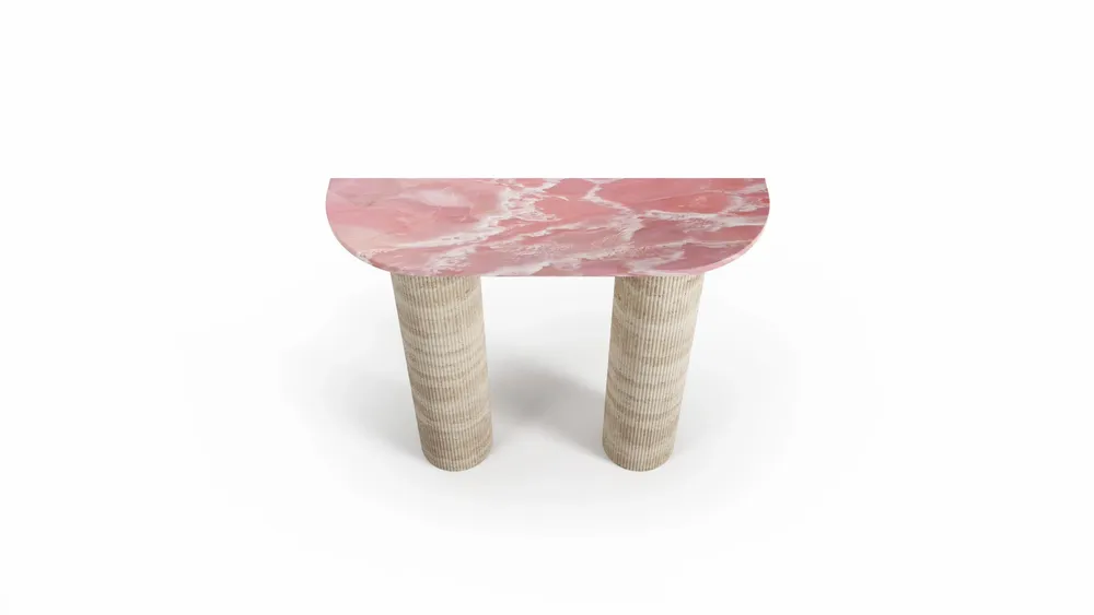 Console table - Ombre mini - Console table - Pink Onyx - STONE VALLEY
