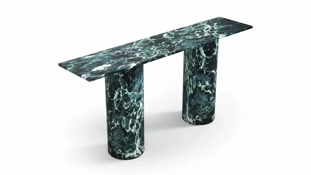 Console table - Ombrure - Console table - Verde Alpi marble - STONE VALLEY