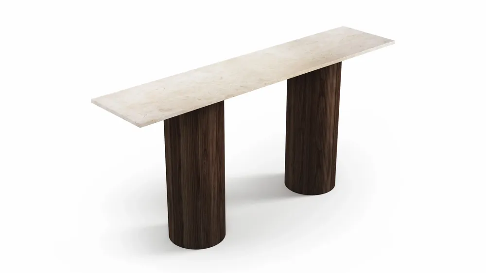 Consoles - Ombrure - Table console - Marbre crema - STONE VALLEY