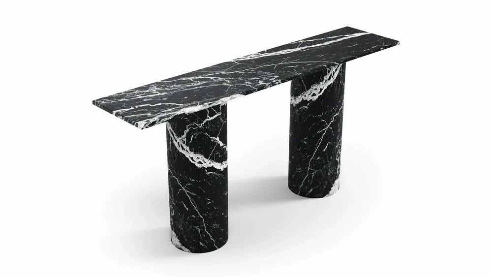 Console table - Ombrure - Console Table - Nero Maquina Marble - STONE VALLEY