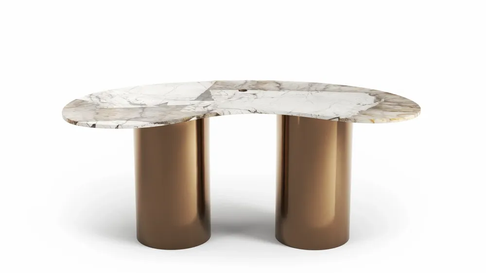 Desks - Aerolithite - offices - Patagonia Quartzite - STONE VALLEY