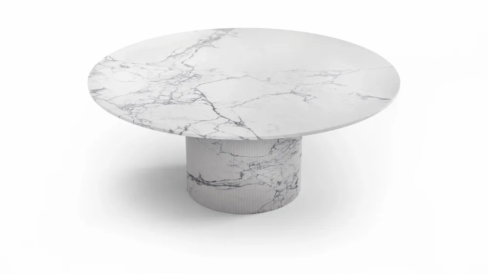 Tables Salle à Manger - Ocel - Tables à manger - Marbre Statuario Carrara - STONE VALLEY