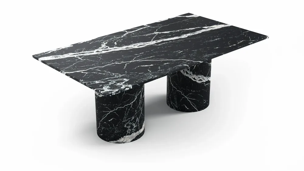 Dining Tables - Jaspura - Dining Tables - Nero Maquina Marble - STONE VALLEY