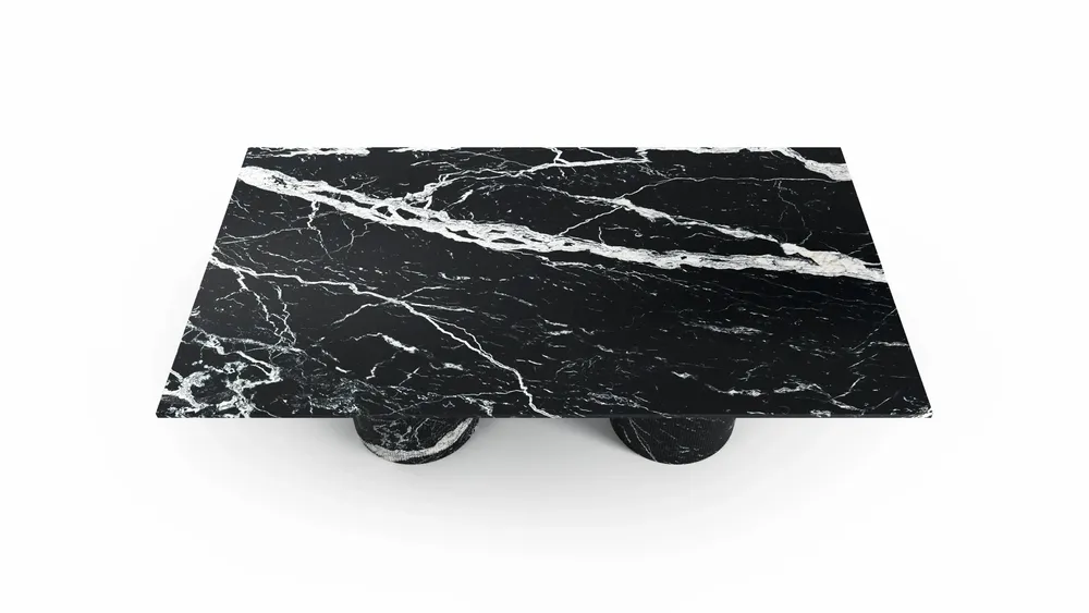 Dining Tables - Jaspura - Dining Tables - Nero Maquina Marble - STONE VALLEY