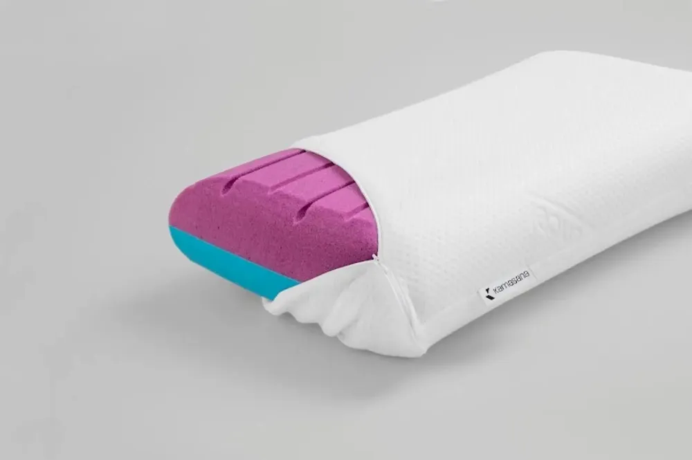 Comforters and pillows - Duo Neropur Viscoelastic Pillow 40x70x14,5 - KAMASANA