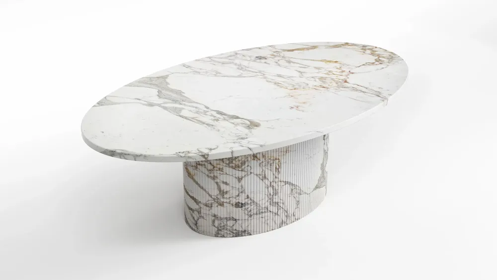 Coffee tables - Valleyra - Coffee Tables - Calacatta Oro Marble - STONE VALLEY