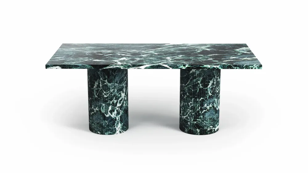 Tables basses - Jaspura - Tables basses - Marbre Verde Alpi - STONE VALLEY