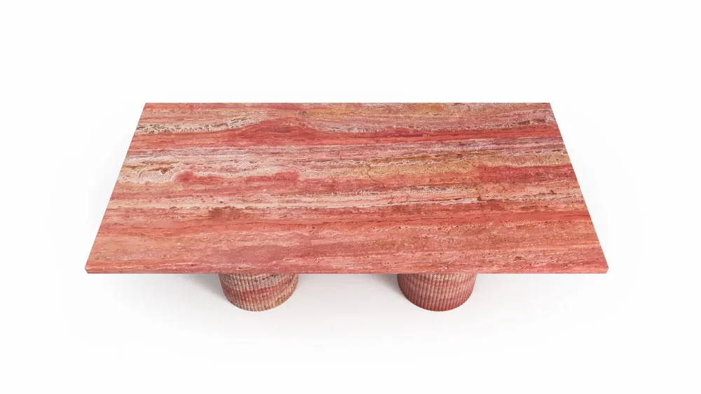 Coffee tables - Jaspura - Coffee Tables - Red Travertine - STONE VALLEY
