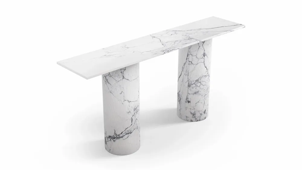 Console table - Ombrure - Console table - Statuario Carrara marble - STONE VALLEY
