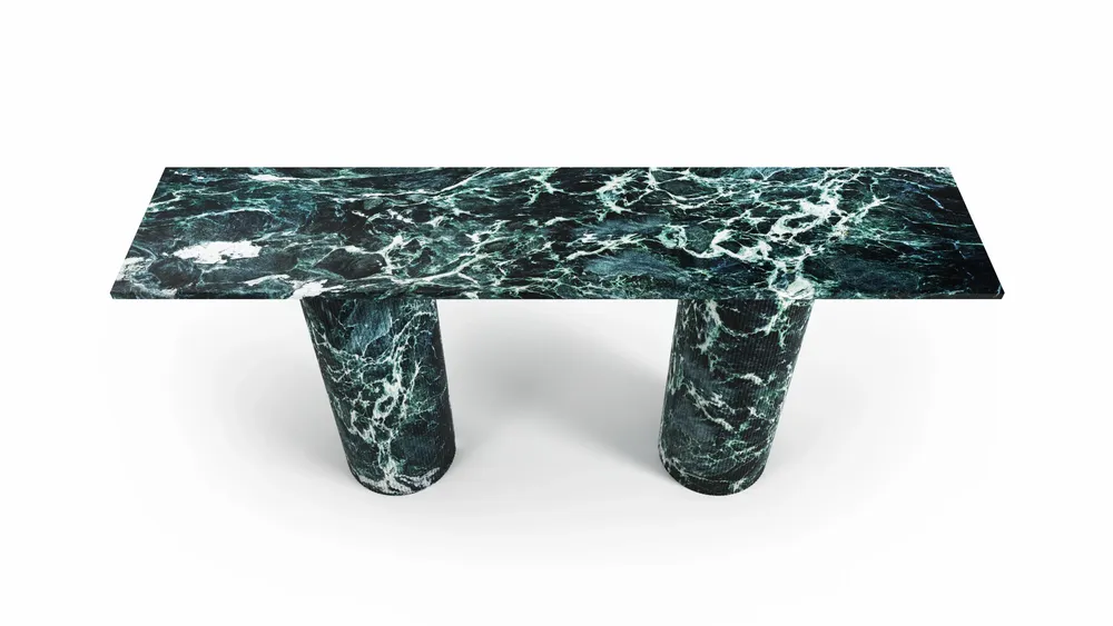 Consoles - Ombrure - Table console - Marbre Verde Alpi - STONE VALLEY