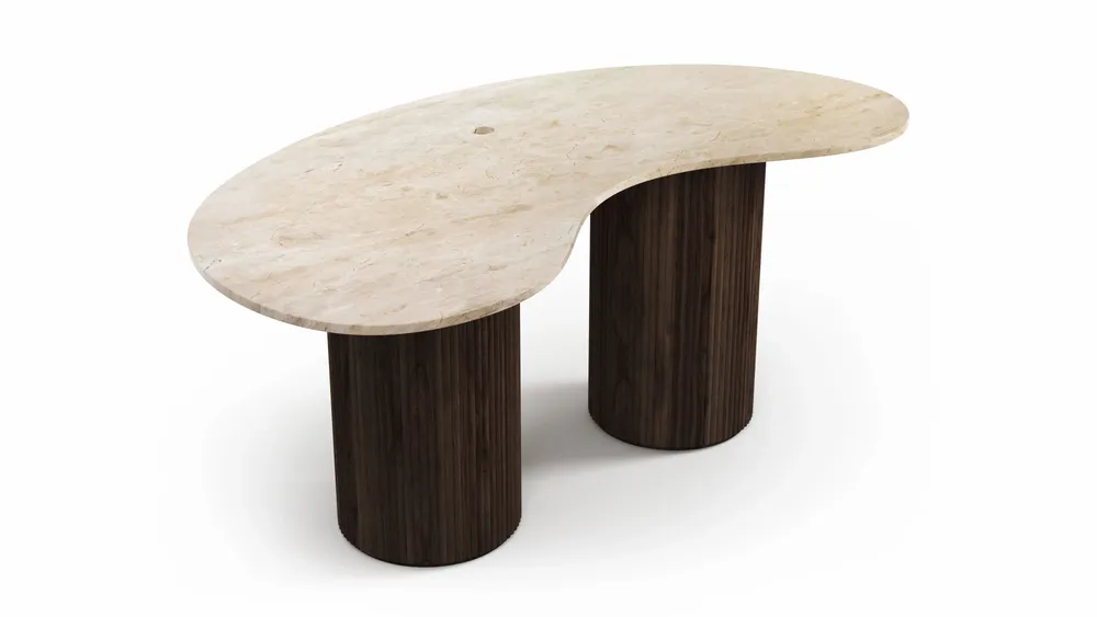 Desks - Aerolithite - offices - Crema marble - STONE VALLEY