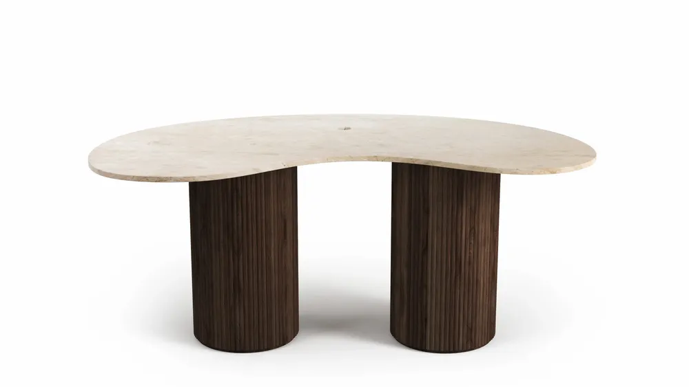 Desks - Aerolithite - offices - Crema marble - STONE VALLEY