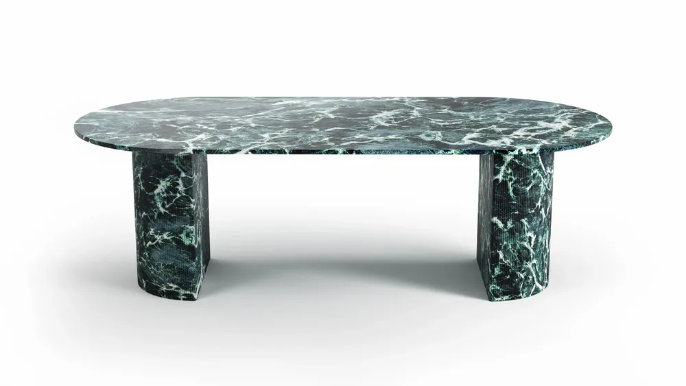 Tables Salle à Manger - Refleko - Tables à manger - Marbre Verde Alpi - STONE VALLEY