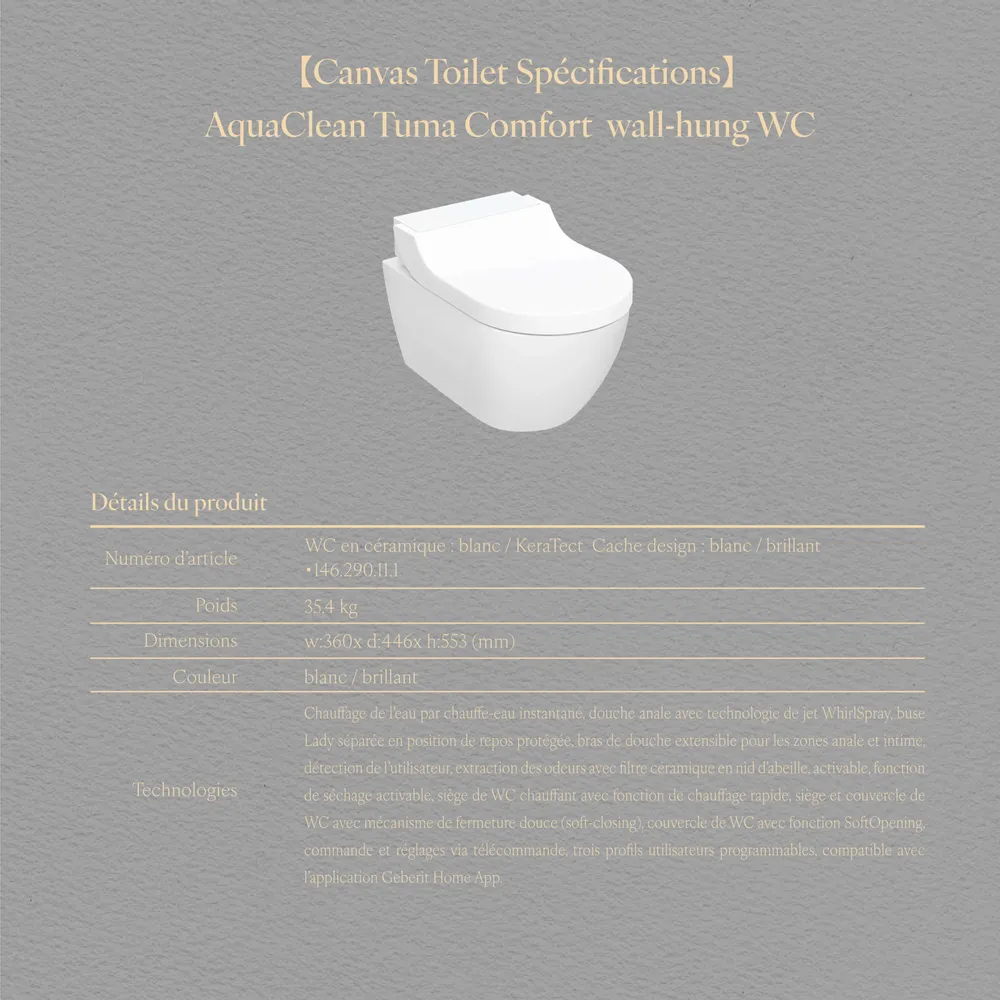 WC - MARBRE ÉMOTION Elegance Series - toilet - ARTOLETTA MAISON COLLECTION