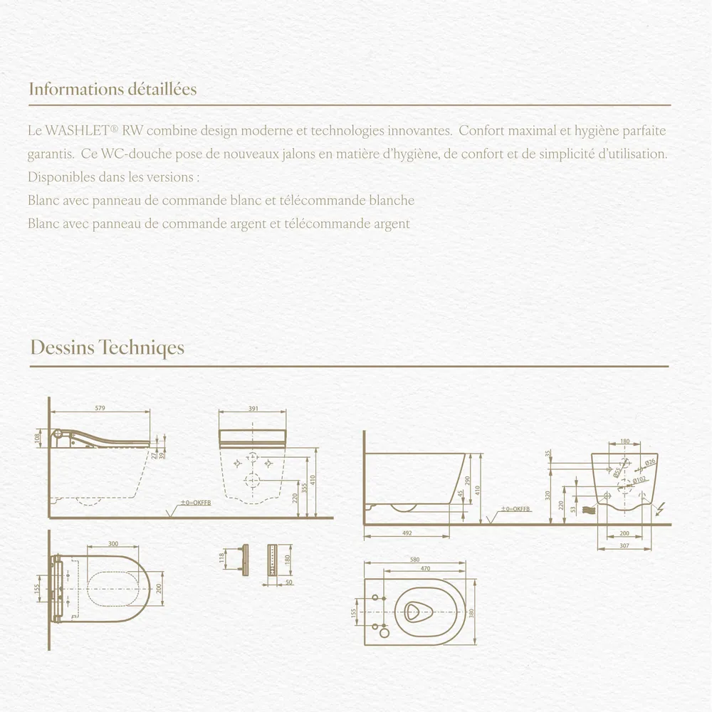 WC - MARBRE ÉMOTION Elegance Series - toilet - ARTOLETTA MAISON COLLECTION