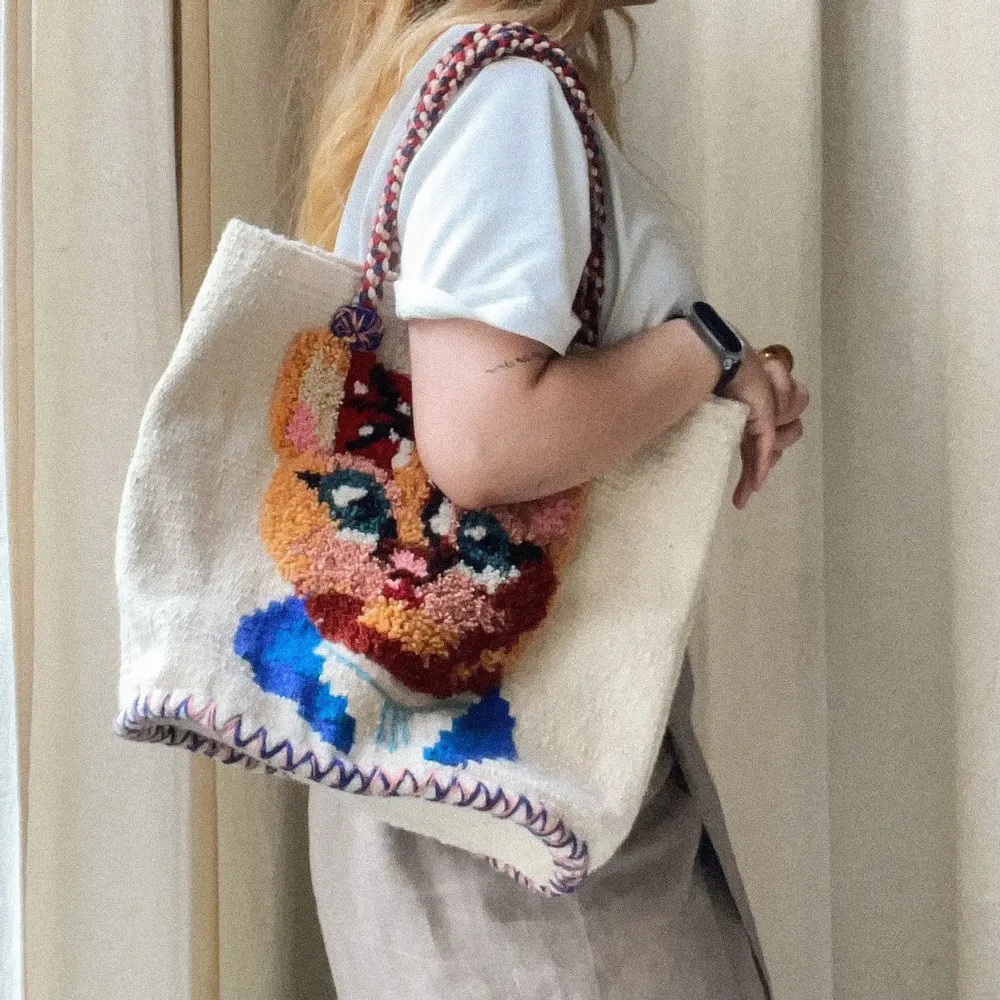 Objets de décoration - Petit Cabas de Nathalie – Chat et chien - PO! PARIS