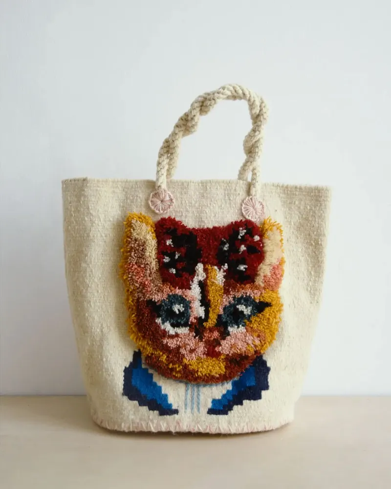 Objets de décoration - Petit Cabas de Nathalie – Chat et chien - PO! PARIS