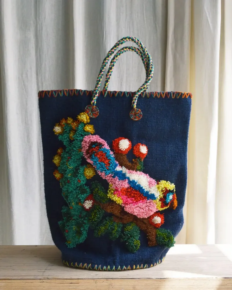 Bags and totes - Basket “Nathalie's little flowers” - PO! PARIS