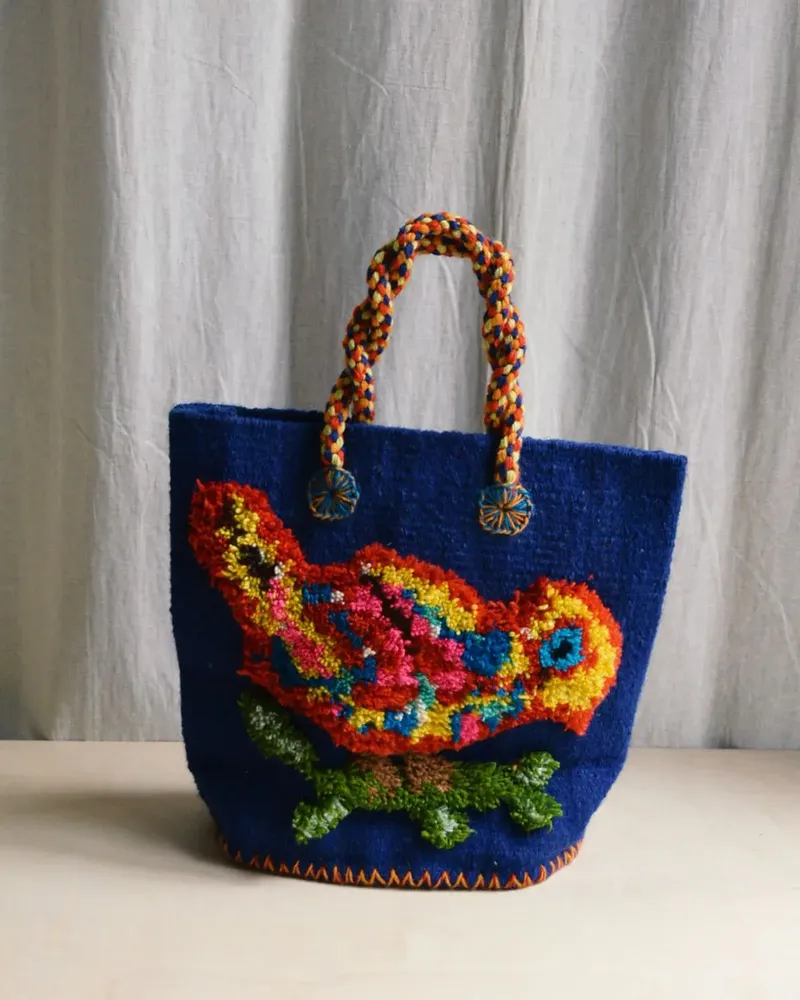 Bags and totes - Basket “Nathalie's little flowers” - PO! PARIS