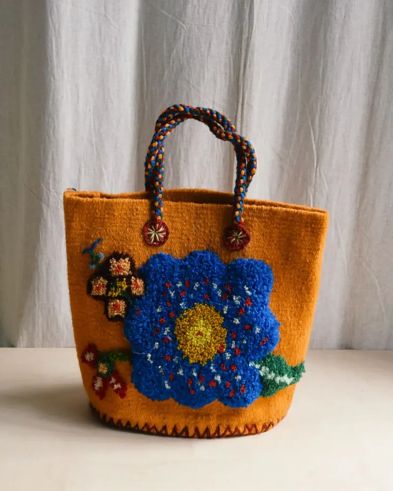 Bags and totes - Basket “Nathalie's little flowers” - PO! PARIS