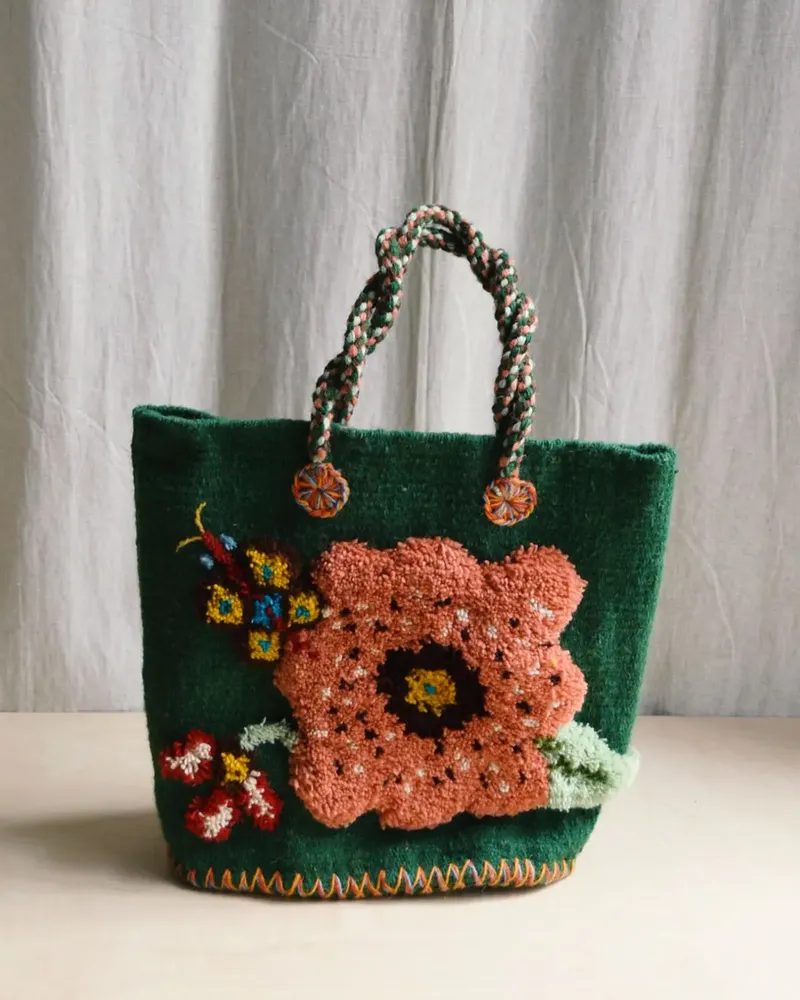 Bags and totes - Basket “Nathalie's little flowers” - PO! PARIS