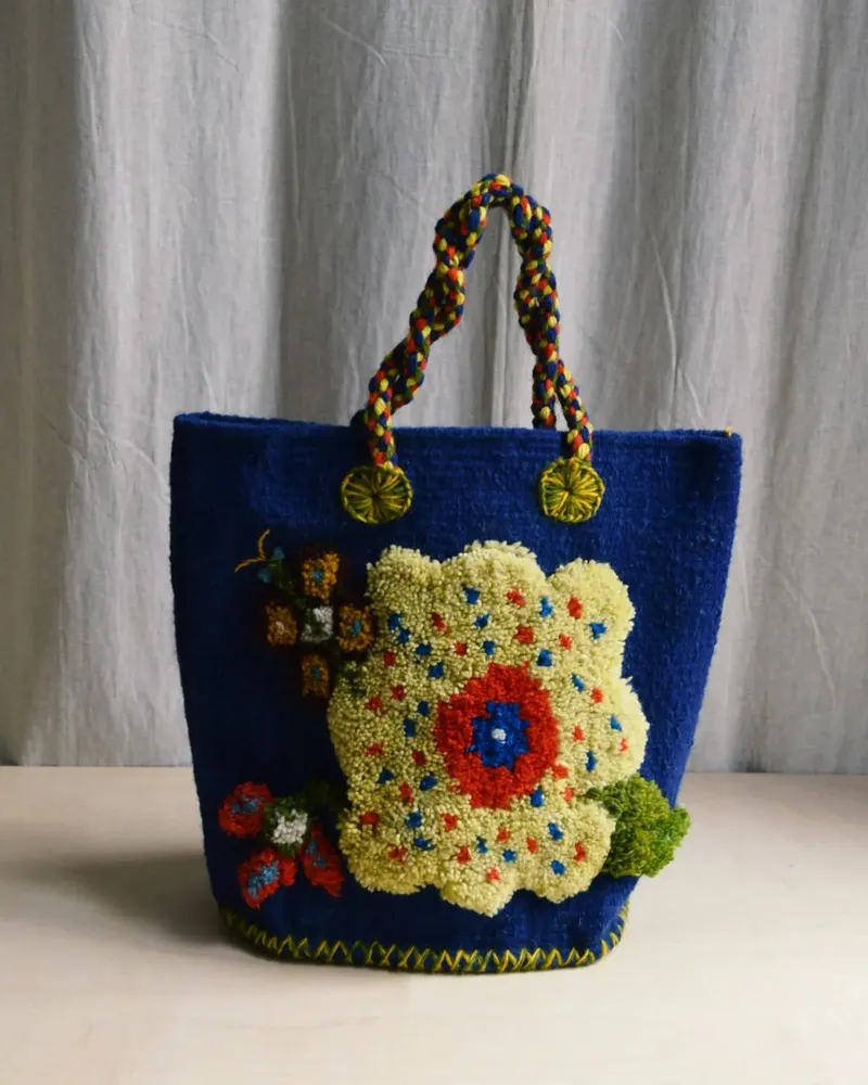 Bags and totes - Basket “Nathalie's little flowers” - PO! PARIS