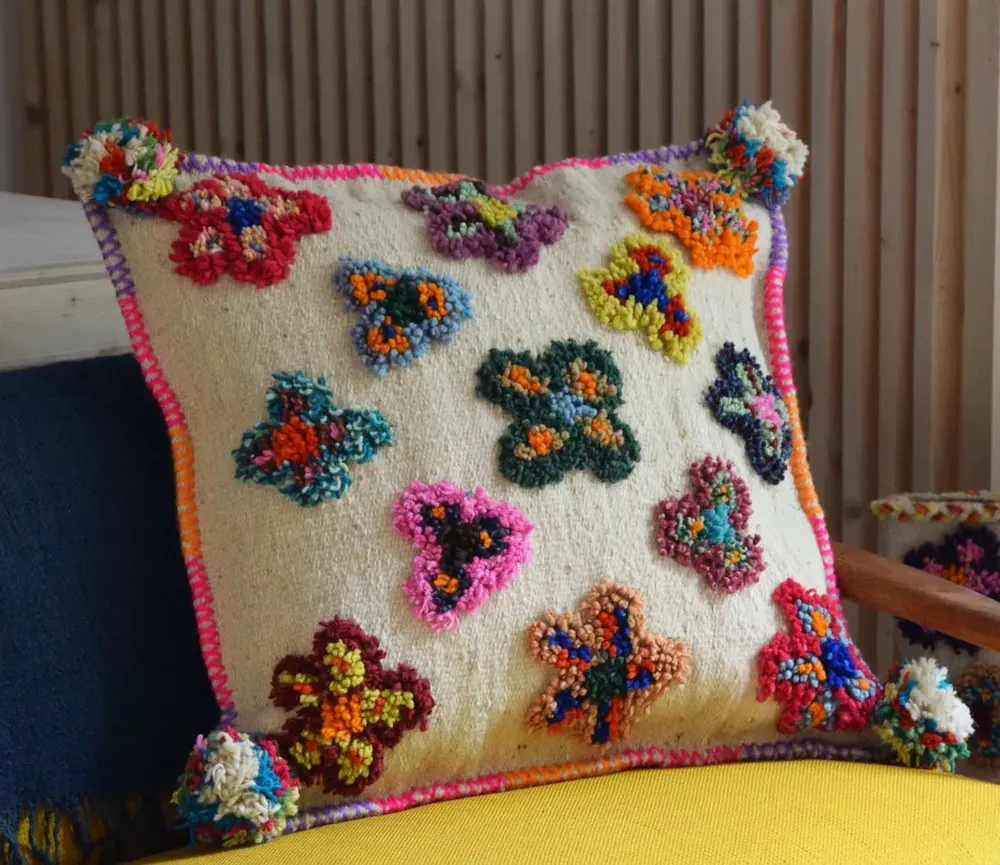 Tissus d'ameublement - Housses de coussin en laine - PO! PARIS