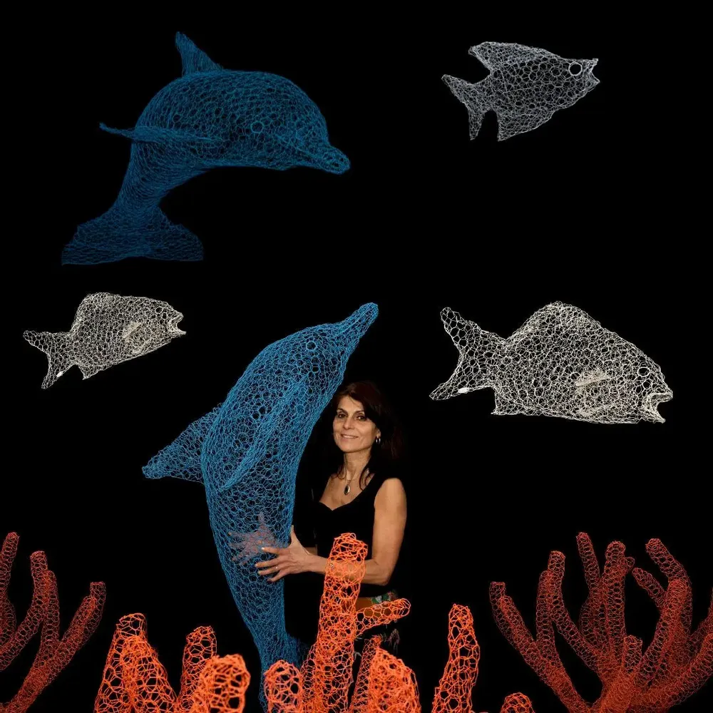 Spa - The Call of the Sea - Cetaceans and Sharks - ODILE MOULIN SCULPTURES