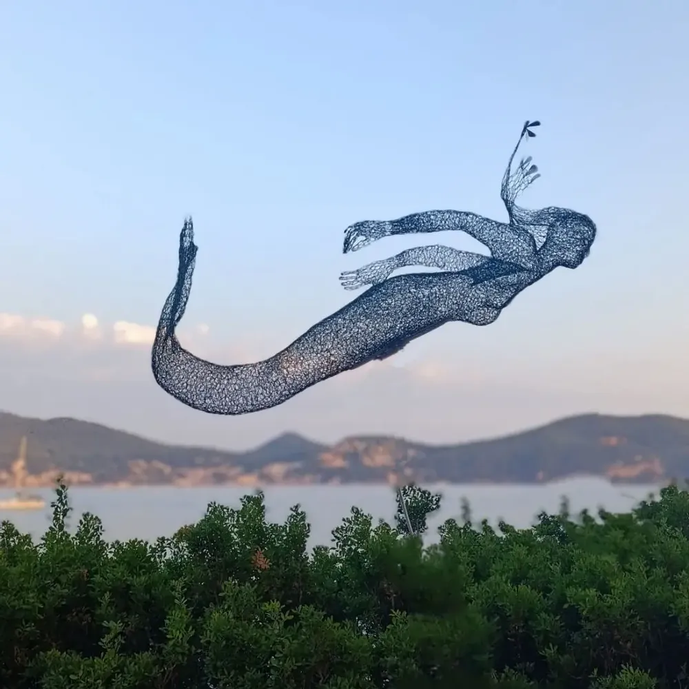 Accessoires de déco extérieure - L'Appel de la Mer- les créatures marines- Entre mythe et réalité - ODILE MOULIN SCULPTURES