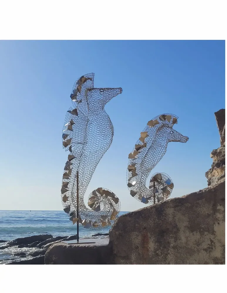 Accessoires de déco extérieure - L'Appel de la Mer- les créatures marines- Entre mythe et réalité - ODILE MOULIN SCULPTURES