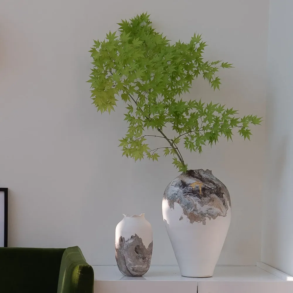 Unique pieces - Moon jar Dépaysement - AUDREY SCHADITZKI CERAMIC