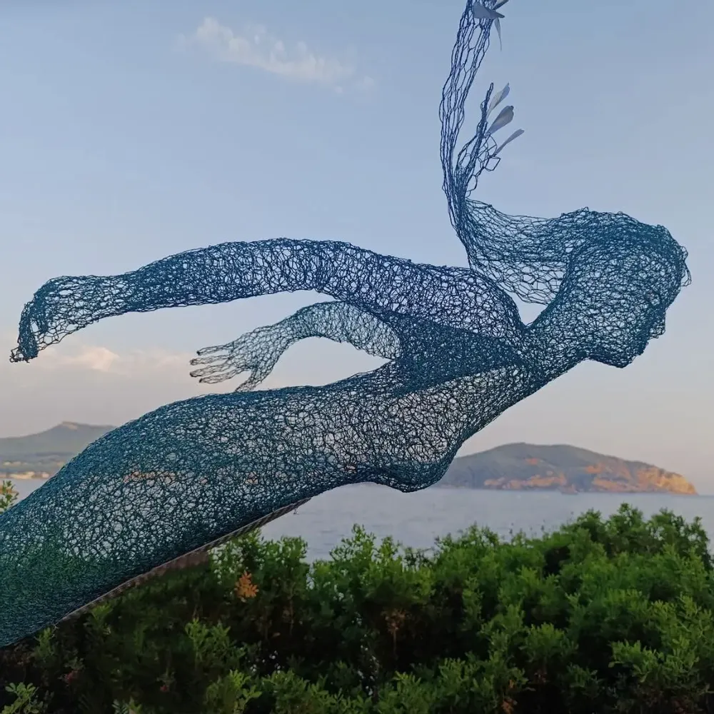 Accessoires de déco extérieure - L'Appel de la Mer- les créatures marines- Entre mythe et réalité - ODILE MOULIN SCULPTURES