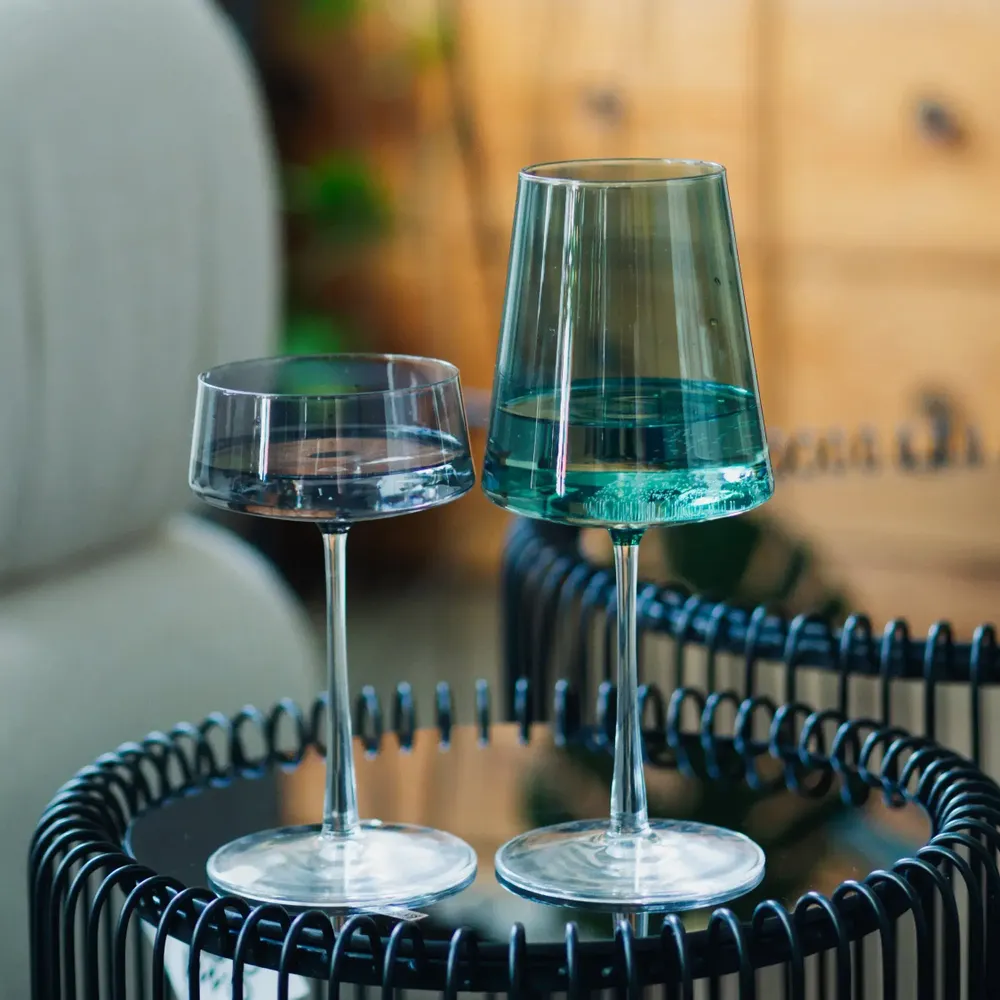 Verres - VidaVerre à champagne coloré Martini Mist - 6 pièces 230 ml - PEKALLA CRISTAL GLASS