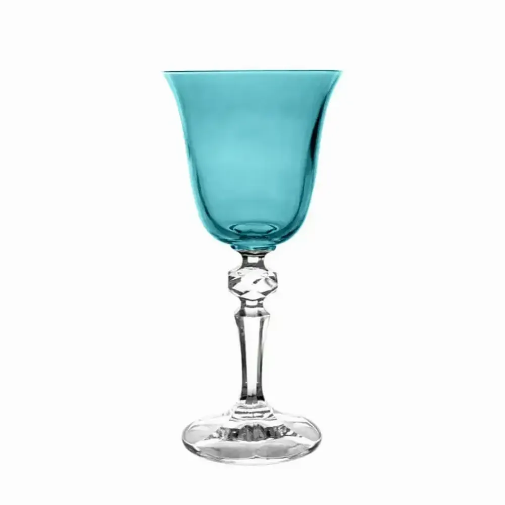 Cristallerie - Kalatina verres à vin en cristal Aqua - 6 pièces 170 ml - PEKALLA CRISTAL GLASS