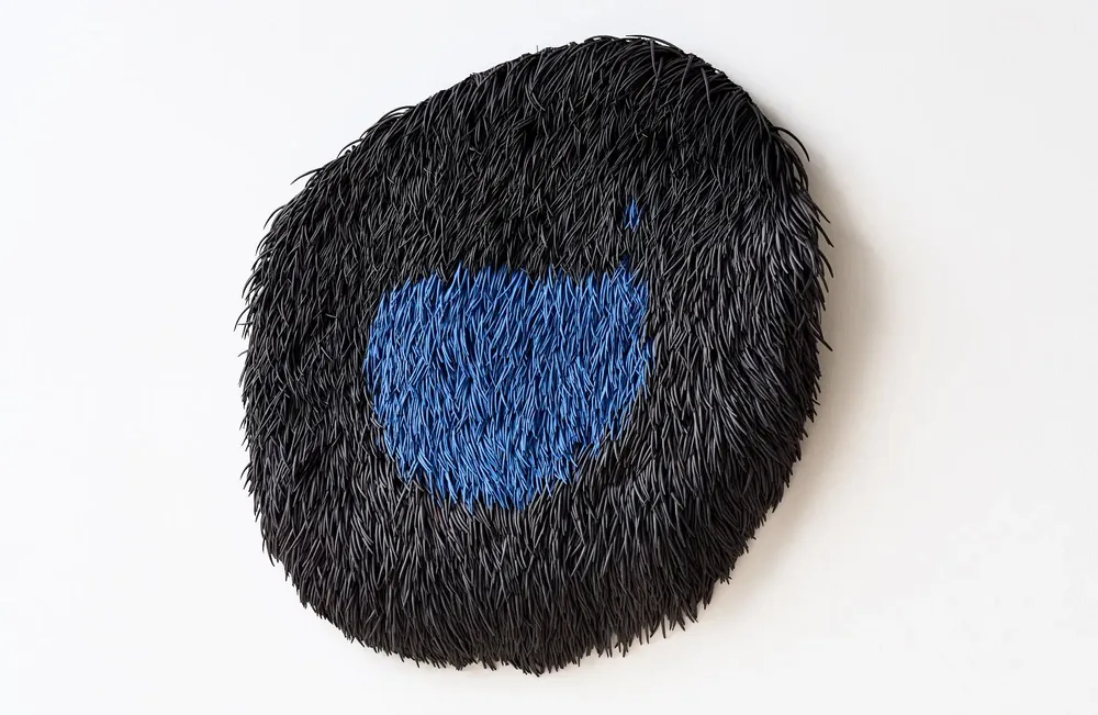 Ceramic - FUR WITH A BLUE STAIN - KATIA TERPIGOREVA